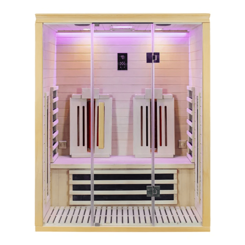 CenturaHeat Full Spectrum Infrared Sauna - Up to 2 people Front View