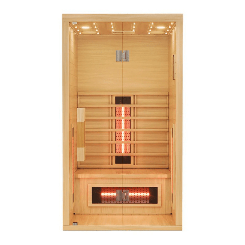 CenturaHeat Far Infrared Indoor Sauna - 1 Person Front View
