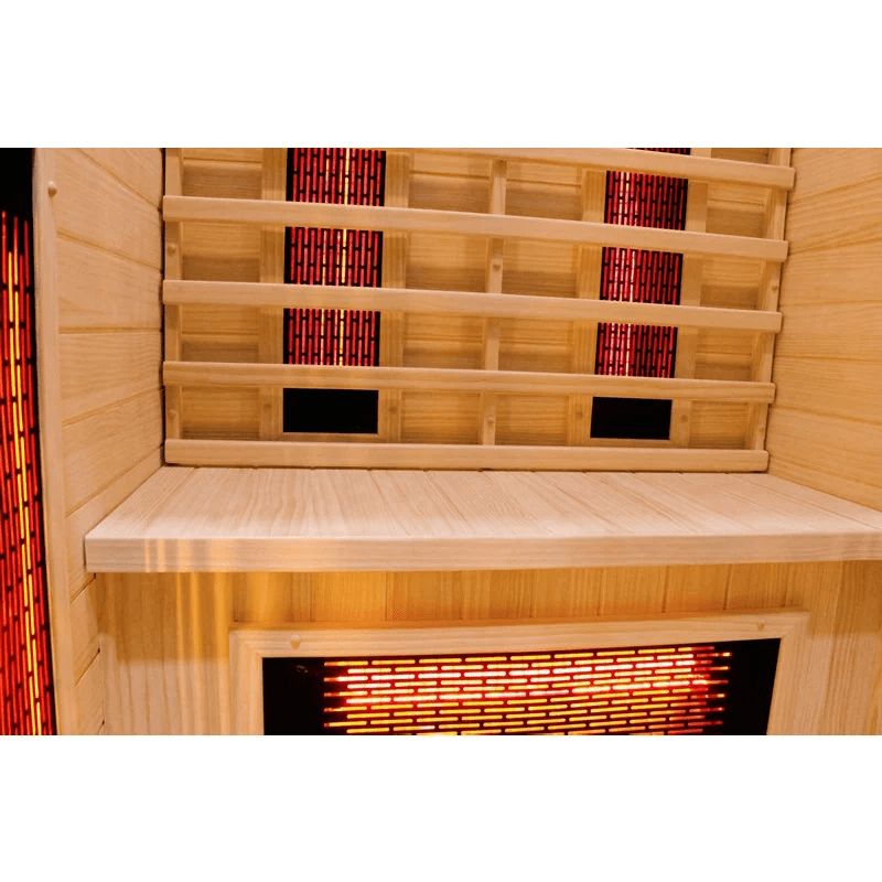 CenturaHeat Far Infrared Indoor Sauna - 2 Person Interior Bench