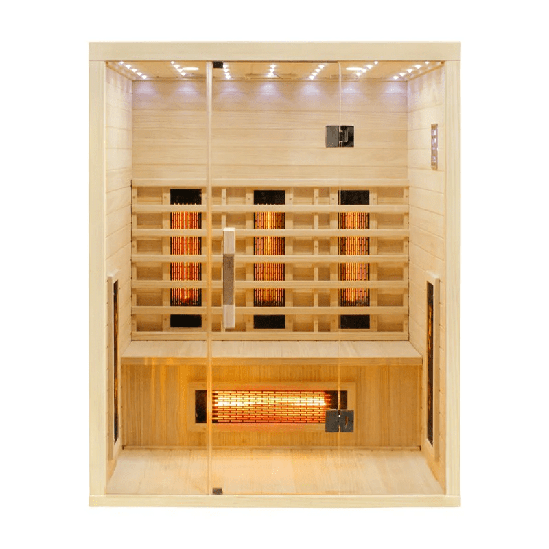 CenturaHeat Far Infrared Indoor Sauna - 3 Person Front View