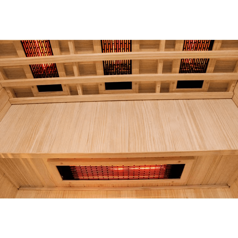 CenturaHeat Far Infrared Indoor Sauna - 3 Person Interior Bench