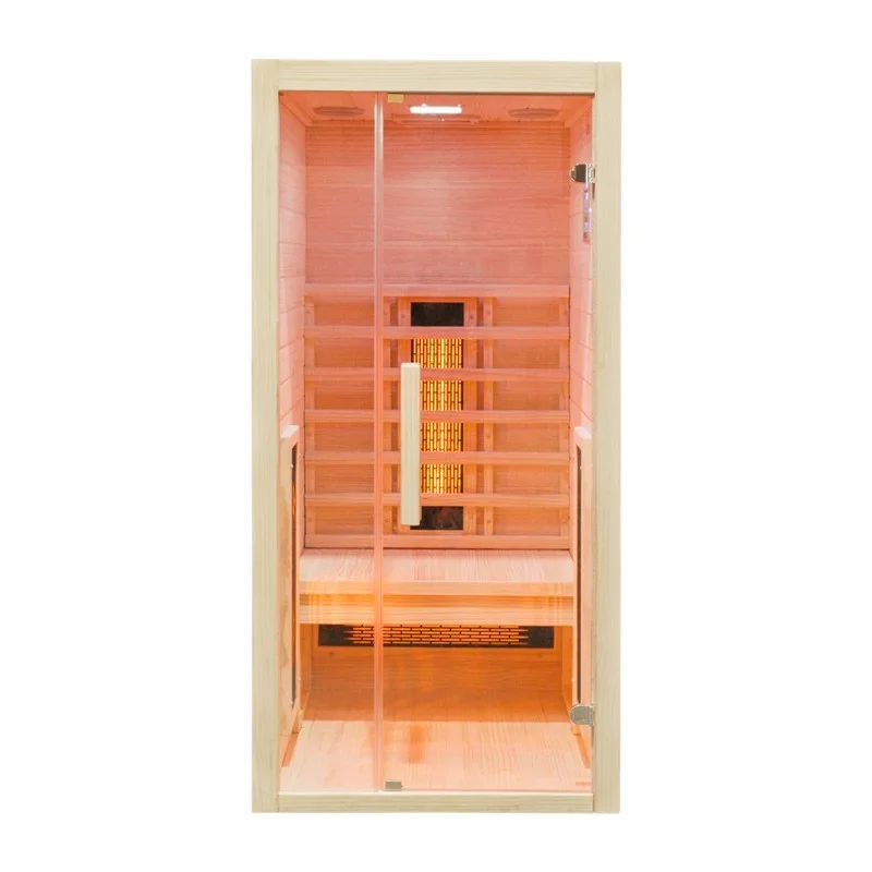 CenturaHeat Infrared Light Indoor Sauna - 1 Person Front View
