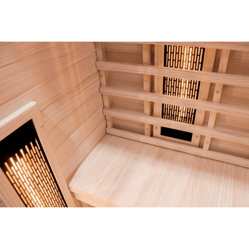 CenturaHeat Infrared Light Indoor Sauna - 1 Person Interior