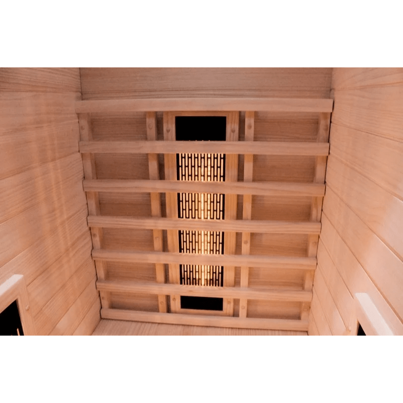 CenturaHeat Infrared Light Indoor Sauna - 1 Person Interior Backrest
