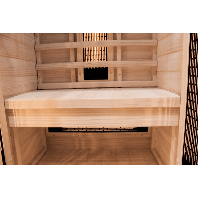 CenturaHeat Infrared Light Indoor Sauna - 1 Person Interior Bench