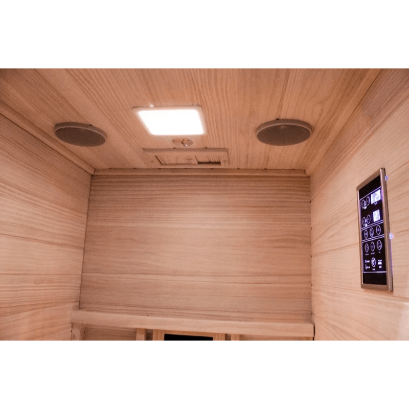 CenturaHeat Infrared Light Indoor Sauna - 1 Person Interior Ceiling