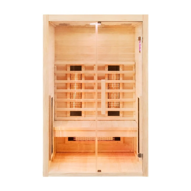 CenturaHeat Infrared Light Indoor Sauna - 2 Person Front View