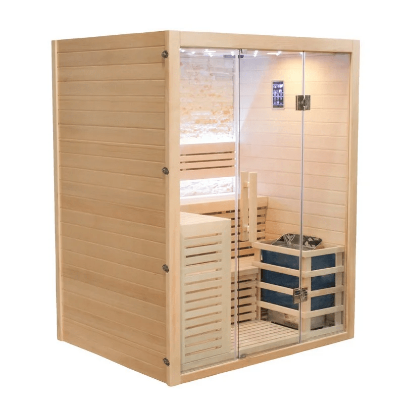 CenturaHeat Traditional Steam Indoor Sauna - 3 - 4 Person Full Image