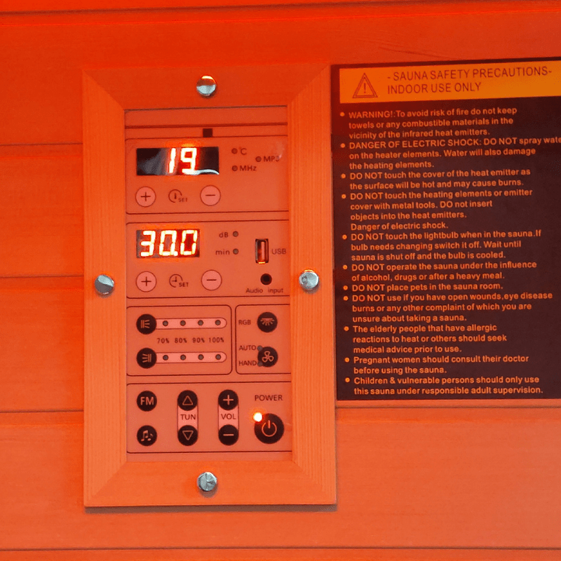 Insignia KY002 Infrared Sauna Control Panel