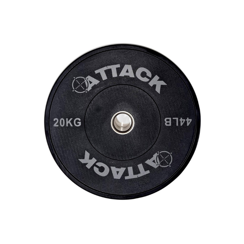 ATTACK Strength Olympic Rubber Bumper Plates - 20 kg