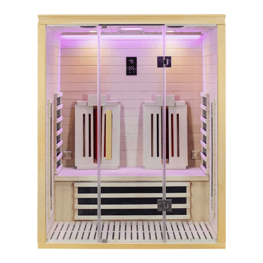 CenturaHeat Full Spectrum Infrared Sauna - Up to 2 people Front View
