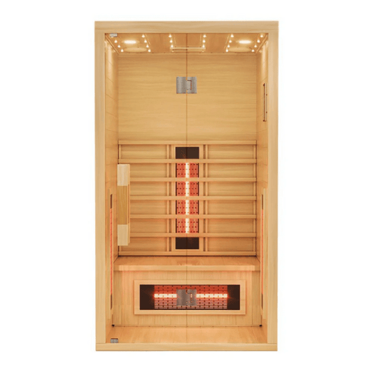 CenturaHeat Far Infrared Indoor Sauna - 1 Person Front View