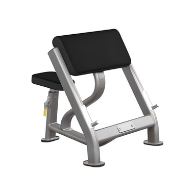 GymGear Elite Series Preacher Curl in Silver Full Image