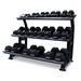 JORDAN 12 Pair Hex Dumbbell Rack 3 Tier Dumbbells