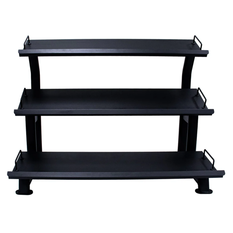 JORDAN 12 Pair Hex Dumbbell Rack 3 Tier Full Image