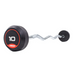 JORDAN Curl Bar Rubber Barbells in Red 10 KG