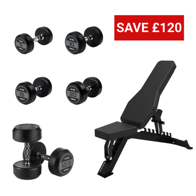 JORDAN Rubber Dumbbell Set Cover Image