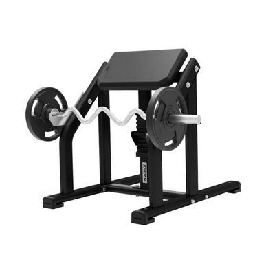 JORDAN Seated Preacher Curl Bench Black Full Image