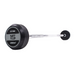 JORDAN Straight Bar Rubber Barbells in Grey 15KG