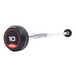 JORDAN Straight Bar Rubber Barbells in Red 10KG