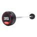 JORDAN Straight Bar Rubber Barbells in Red 35 KG