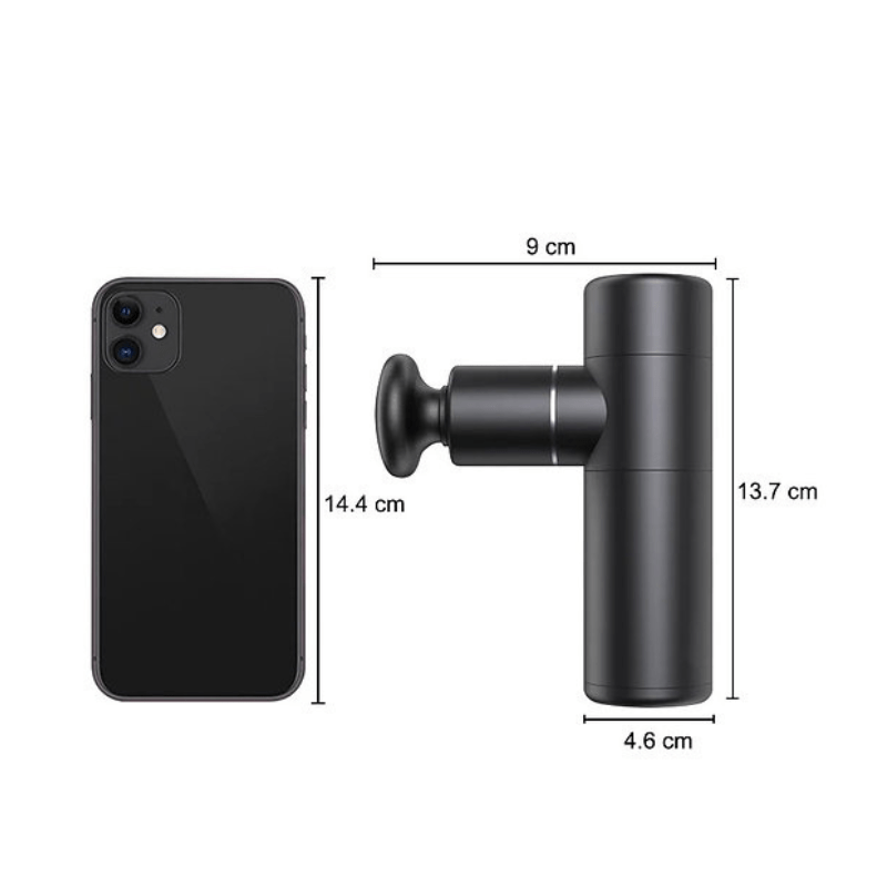 The Beyond Recovery Bundle - Massage Gun Dimensions